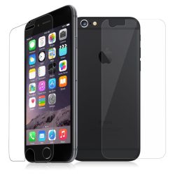   Apple iPhone 7 Plus / 8 Plus, Kijelzővédő fólia, ütésálló fólia, elő és hátlapi, Tempered Glass (edzett üveg), Clear