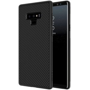 Samsung Galaxy Note 9 SM-N960, Műanyag hátlap védőtok, Nillkin Synthetic Fiber, fekete