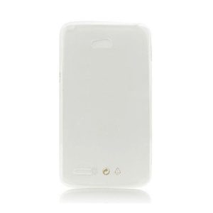 LG L80 Dual D373, ultravékony hátlap védőtok, átlátszó