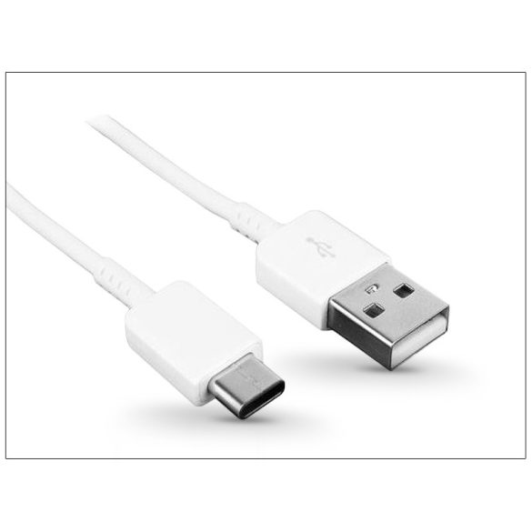 USB töltő- és adatkábel, USB Type-C, 150 cm, Samsung, fehér, gyári