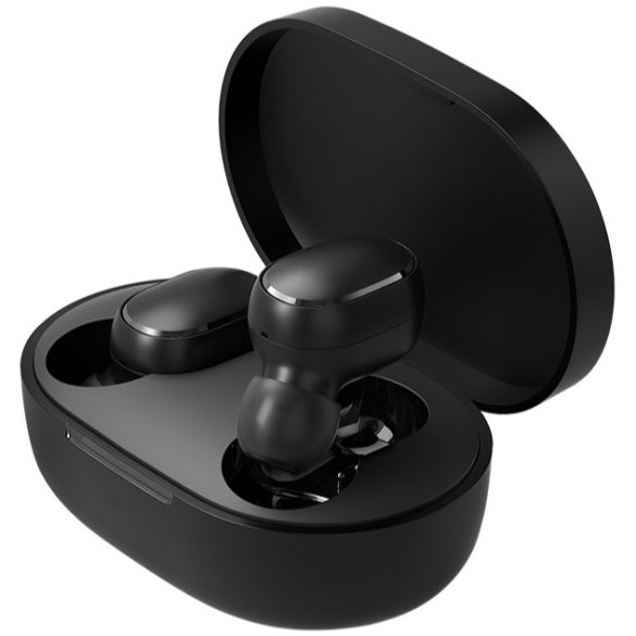 Bluetooth sztereó fülhallgató, v5.0, TWS, töltőtok, Xiaomi AirDots / EarBuds Basic 2, fekete, gyári