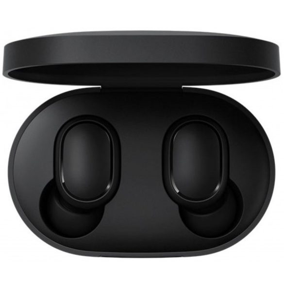 Bluetooth sztereó fülhallgató, v5.0, TWS, töltőtok, Xiaomi AirDots / EarBuds Basic 2, fekete, gyári