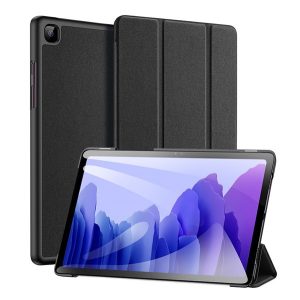Samsung Galaxy Tab A7 10.4 (2020) SM-T500 / T505, mappa tok, Trifold, Dux Ducis Domo, fekete
