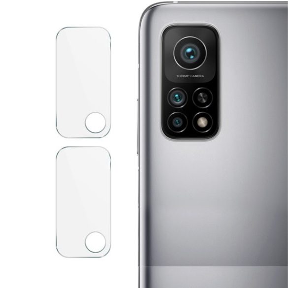Xiaomi Redmi K30S / Mi 10T 5G / 10T Pro 5G, Kamera lencsevédő fólia, ütésálló fólia, Tempered Glass (edzett üveg), IMAK, Clear, 2 db / csomag