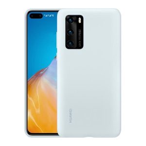 Huawei P40, Szilikon tok, világoskék, gyári