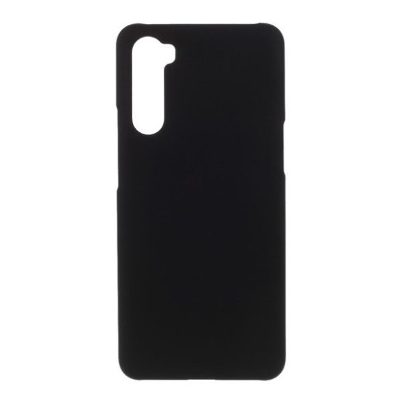 OnePlus Nord, Műanyag hátlap védőtok, gumírozott, fekete