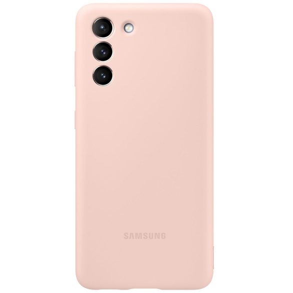 Samsung Galaxy S21 5G SM-G991, Szilikon tok, rózsaszín, gyári