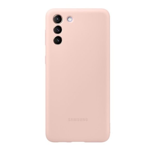 Samsung Galaxy S21 Plus 5G SM-G996, Szilikon tok, rózsaszín, gyári