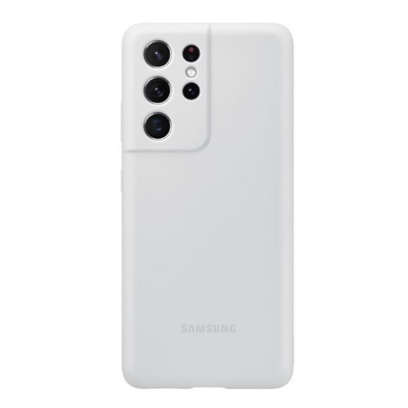 Samsung Galaxy S21 Ultra 5G SM-G998, Szilikon tok, világosszürke, gyári