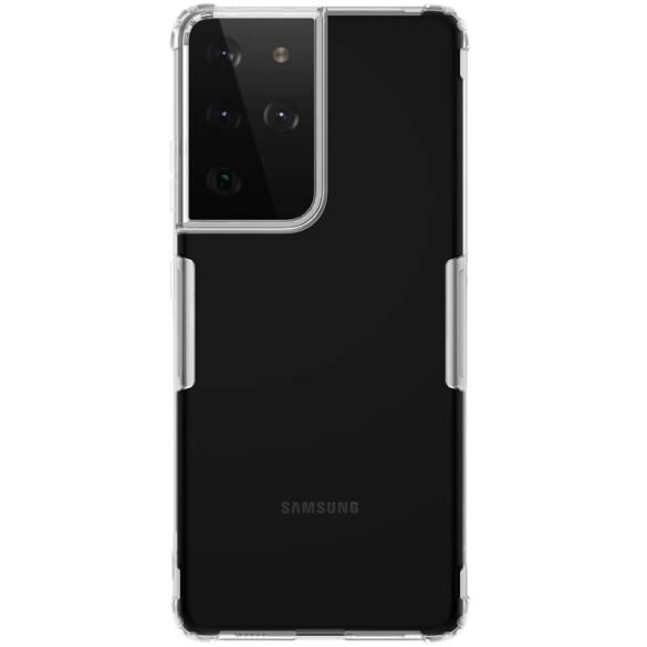 Samsung Galaxy S21 Ultra 5G SM-G998, Szilikon tok, Nillkin Nature, ultravékony, átlátszó