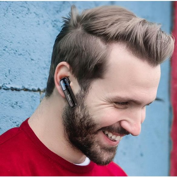 Bluetooth fülhallgató, v5.0, Multipoint, Hoco E57 Essential, fekete
