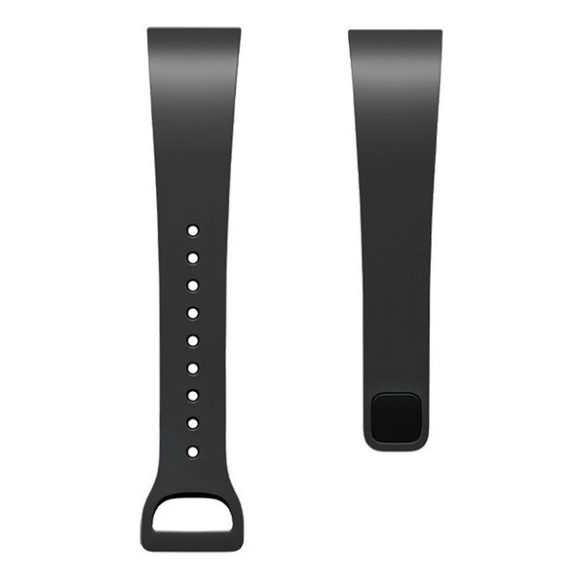 Xiaomi Mi Band 4C, szilikon pótszíj, állítható, fekete, gyári