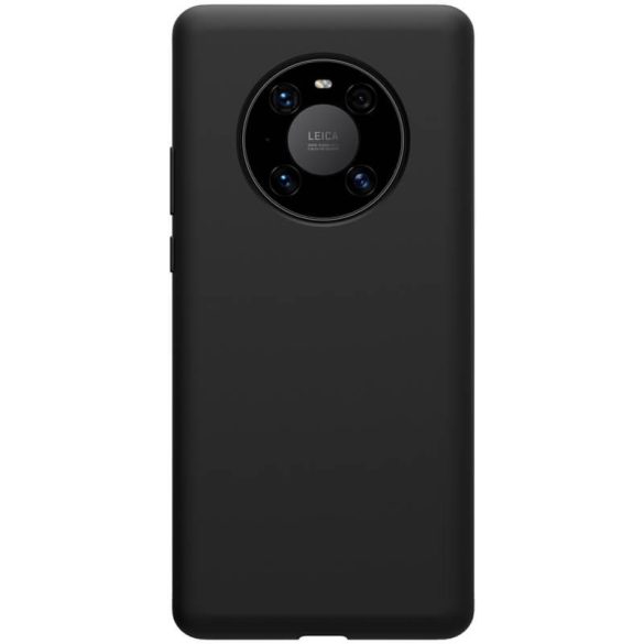 Huawei Mate 40 Pro, Szilikon tok, gumírozott, Nillkin Flex Pure, fekete