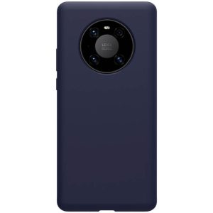 Huawei Mate 40 Pro, Szilikon tok, gumírozott, Nillkin Flex Pure, kék