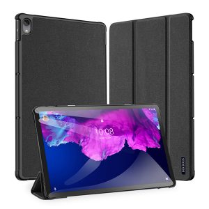 Lenovo Tab P11 (11.0) TB-J606F, mappa tok, Trifold, Dux Ducis Domo, fekete