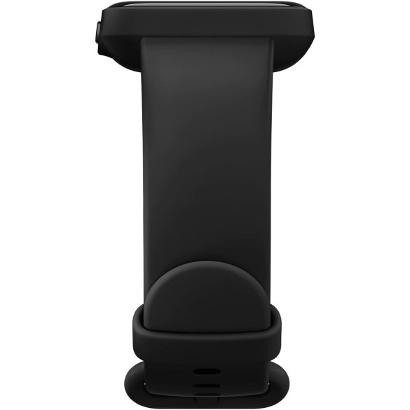 Bluetooth okosóra, szilikon szíj, műanyag keret, v5.1, TFT kijelző, aktivitás és egészség mérő, vízálló, Xiaomi Mi Watch Lite, fekete, gyári