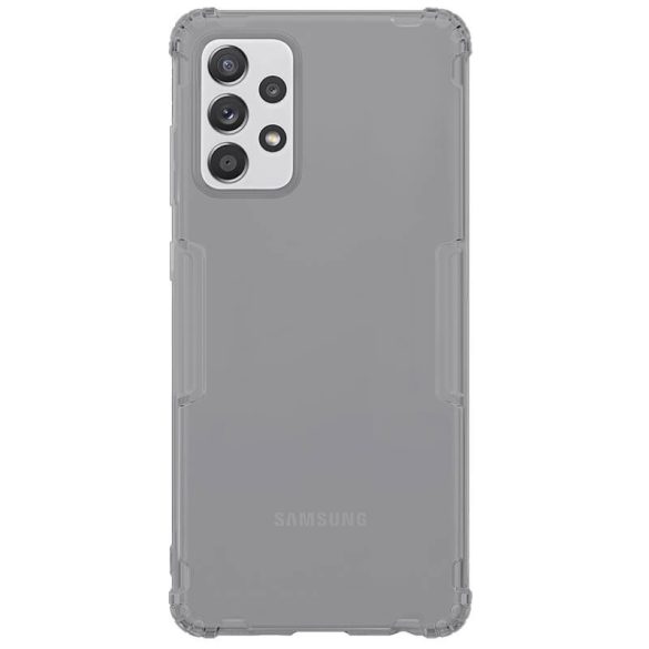 Samsung Galaxy A72 / A72 5G SM-A725F / A726B, Szilikon tok, Nillkin Nature, ultravékony, szürke