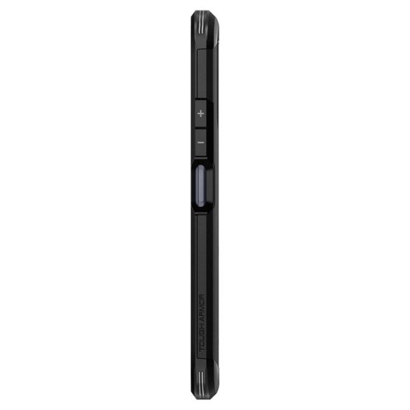 Xiaomi Redmi Note 10 Pro, Szilikon tok + műanyag hátlap, kitámasztóval, Spigen Tough Armor, fekete