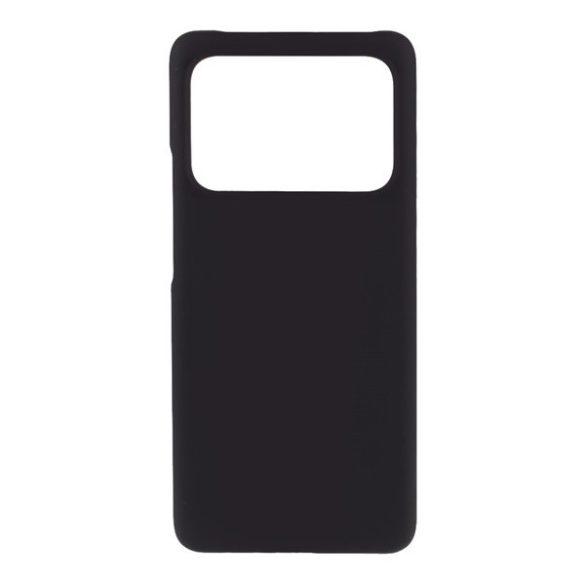 Xiaomi Mi 11 Ultra, Műanyag hátlap védőtok, gumírozott, fekete