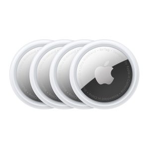 Apple AirTag  nyomkövető, Bluetooth, NFC, gyorsulásmérő, vízálló, Apple, fehér, gyári, 4 db / csomag