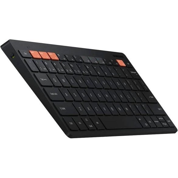 Univerzális bluetooth billentyűzet, v5.0, QWERTY, angol nyelvű, Samsung Smart Keyboard Trio 500, fekete, gyári