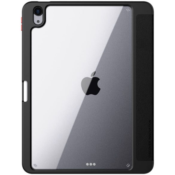 Apple iPad Air (2020) / iPad Air (2022), mappa tok, közepesen ütésálló, Apple Pencil tartóval, kamera védelem, Smart Case, Nillkin Bevel, fekete