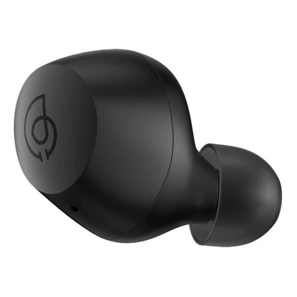 Bluetooth sztereó fülhallgató, v5.0, TWS, töltőtok, vízálló, zajszűrővel, érintés vezérlés, Qi vezeték nélküli töltés, Haylou T16, fekete, gyári
