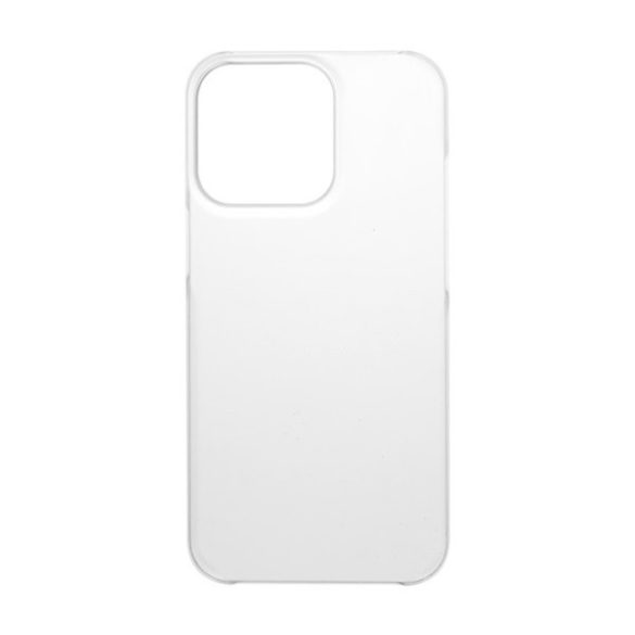 Apple iPhone 13 Pro, Műanyag hátlap védőtok, gumírozott, áttetsző