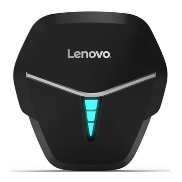Bluetooth sztereó fülhallgató, v5.0, TWS, töltőtok, vízálló, zajszűrővel, érintés vezérlés, Lenovo HQ08, fekete, gyári