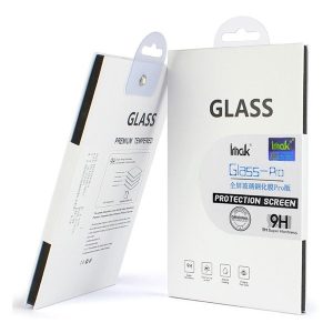 OnePlus Nord 2 5G / Nord CE 5G, Kijelzővédő fólia, ütésálló fólia (az íves részre is!), Tempered Glass (edzett üveg), 3D Full Cover, IMAK, PRO+, fekete