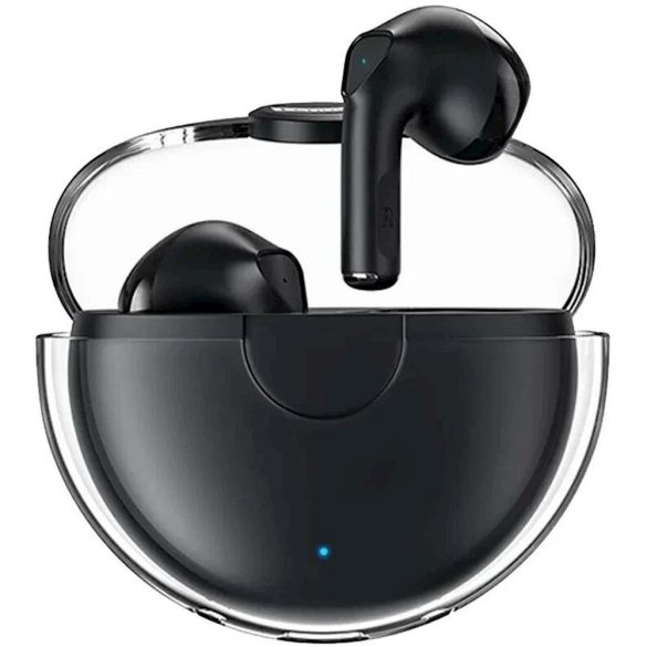 Bluetooth sztereó fülhallgató, v5.0, TWS, töltőtok, érintés vezérlés, zajszűrővel, vízálló, játékosoknak ajánlott, Lenovo LivePods LP80, fekete, gyári