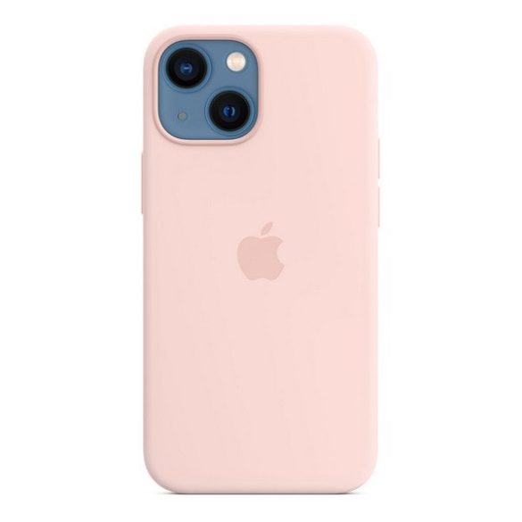 Apple iPhone 13 Mini, Szilikon tok, Magsafe kompatibilis, rózsaszín, gyári