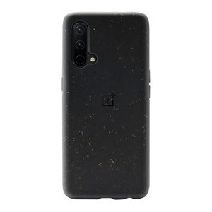 OnePlus Nord CE 5G, Műanyag hátlap védőtok, ultravékony, szilikon keret, fekete, gyári