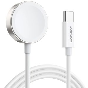 Apple Watch töltő, USB Type-C kábellel, 120 cm, 2.5W, mágneses, Joyroom S-IW004, fehér