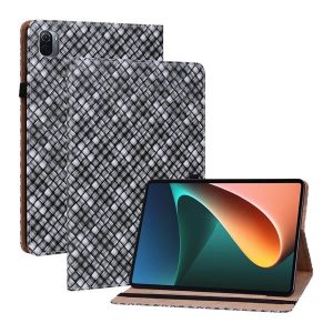 Xiaomi Mi Pad 5 (11.0) / Mi Pad 5 Pro (11.0), mappa tok, stand, fonott minta, mintás/fekete