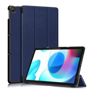 Realme Pad (10.4), mappa tok, Trifold, sötétkék