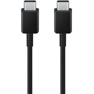 USB Type-C töltő- és adatkábel, USB Type-C, 180 cm, 5000 mA, 100W, gyorstöltés, Samsung, fekete, gyári