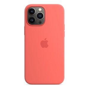 Apple iPhone 13 Pro Max, Szilikon tok, Magsafe kompatibilis, pink, gyári