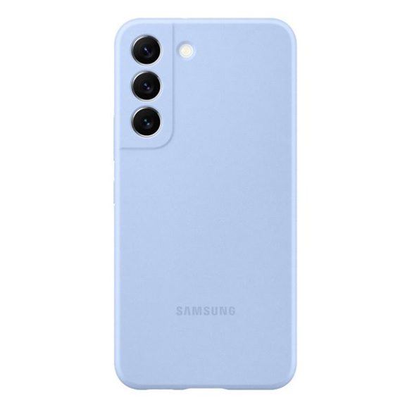 Samsung Galaxy S22 5G SM-S901, Szilikon tok, világoskék, gyári