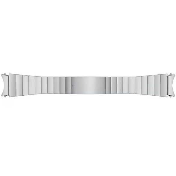 Samsung Galaxy Watch 4 Classic (42mm) SM-R880, Fém pótszíj, rozsdamentes acél, állítható, pillangó csattal, Samsung Metal Link, ezüst, gyári