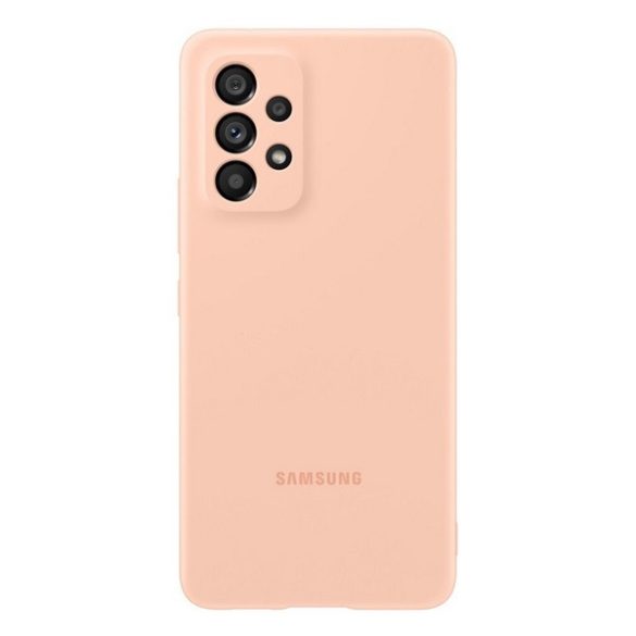 Samsung Galaxy A53 5G SM-A536U, Szilikon tok, barack, gyári