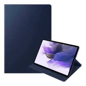 Samsung Galaxy Tab S7 Plus 12.4 / Tab S7 FE 12.4 / Tab S8 Plus 12.4, mappa tok, stand, érintőceruza tartó, sötétkék, gyári