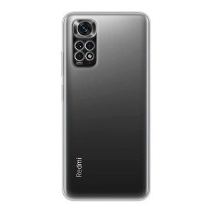 Xiaomi Redmi Note 11 / Note 11S, Szilikon tok, ultravékony, Blautel 4-OK, átlátszó