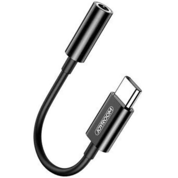 Audió adapter, USB Type-C - 3.5 mm jack átalakító, Joyroom SH-C1, fekete