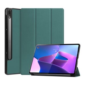 Lenovo Tab P12 Pro (12.6) TB-Q706F, mappa tok, Trifold, sötétzöld