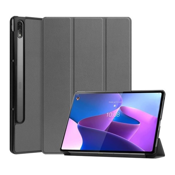 Lenovo Tab P12 Pro (12.6) TB-Q706F, mappa tok, Trifold, szürke