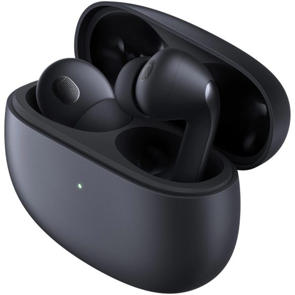 Bluetooth sztereó fülhallgató, v5.2, TWS, töltőtok, érintés vezérlés, zajszűrővel, IP55, Xiaomi Buds 3T Pro, fekete, gyári