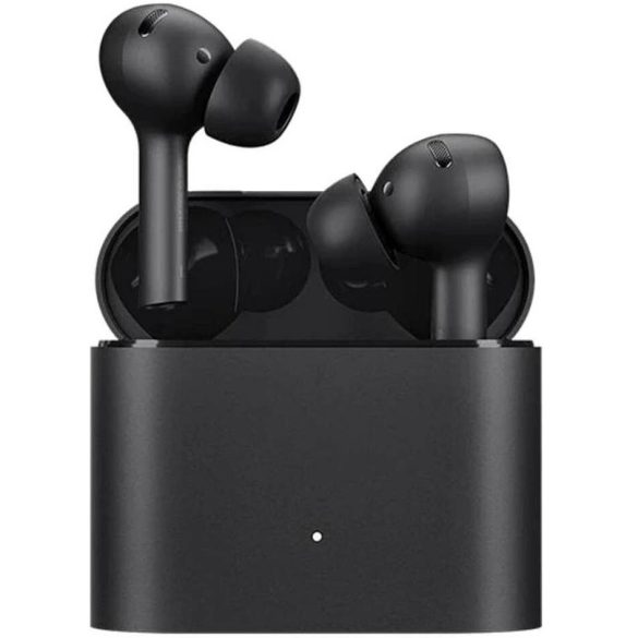 Bluetooth sztereó fülhallgató, v5.0, TWS, töltőtok, érintés vezérlés, zajszűrővel, Xiaomi Mi Earphones 2 Pro, fekete, gyári