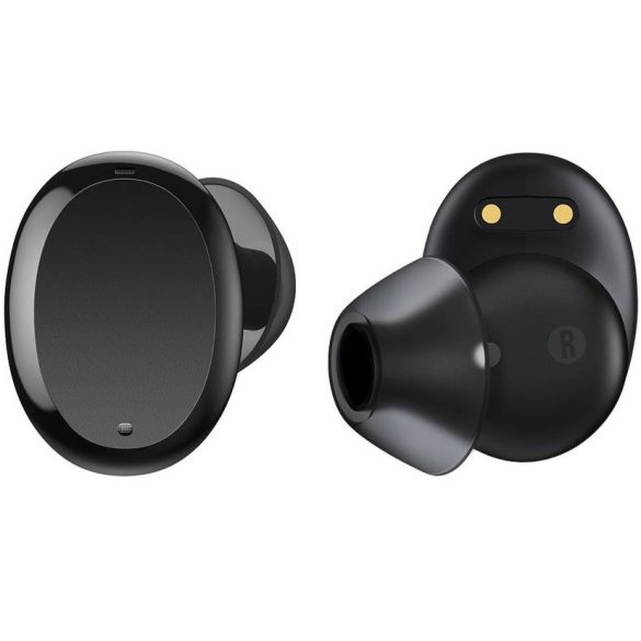Bluetooth sztereó fülhallgató, v5.0, TWS, töltőtok, érintés vezérlés, vízálló, Baseus Encok W11, fekete