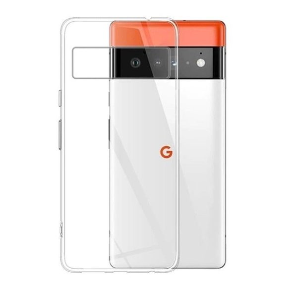 Google Pixel 6 Pro, Szilikon tok, ultravékony, átlátszó